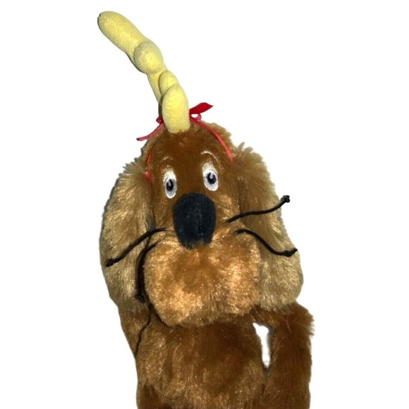 Dr Seuss Max Dog The Grinch Who Stole Christmas Plush Stuffed Animal Holiday Toy - Picture 3 of 7